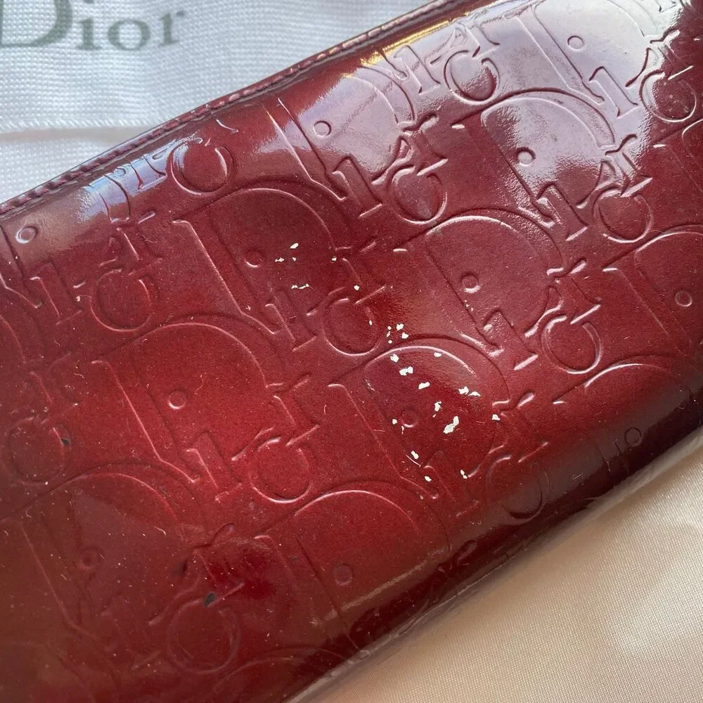Christian Dior Patent Leather Wallet